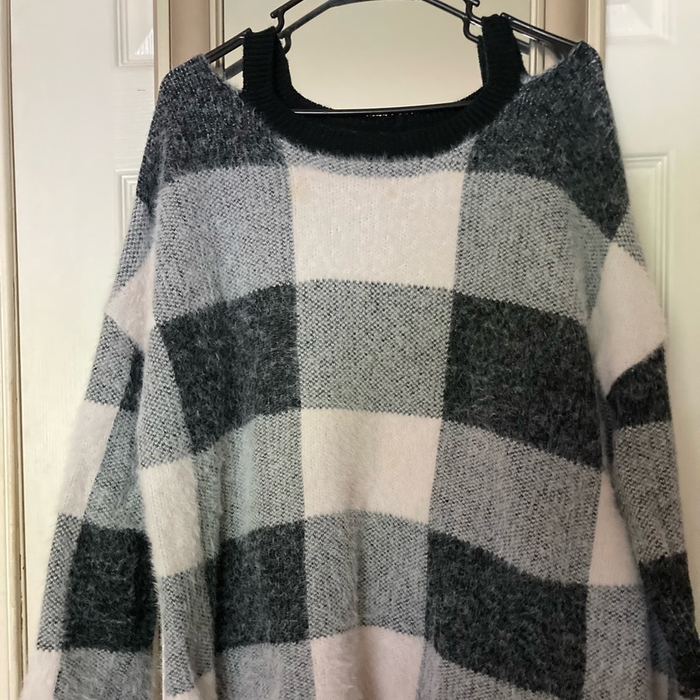 Ultra Soft, cut out on shoulders, sweater by Venus.